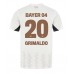 Bayer Leverkusen Alejandro Grimaldo #20 Borte Drakt 2024-25 Kortermet